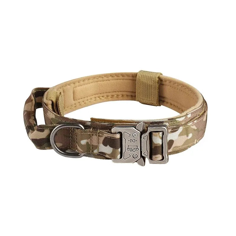 Tactical Dog Collar for Medium and Large Dogs: Suitable for All Breeds, Adjustable and Durable