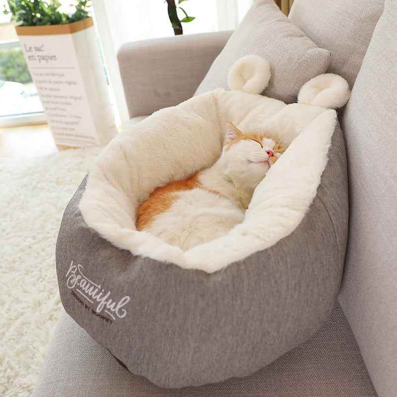 Pet Dog Bed Warming Soft Sleeping Bag Cushion Puppy Kennel - Tierbedarf.si