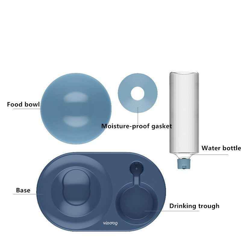 Double Bowl Automatic Drinking Dog Pot Cat Bowl - Tierbedarf.si