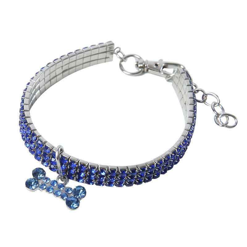 Strass Hundehalsband Kristall für kleine und mittelgroße Hunde - Tierbedarf.si
