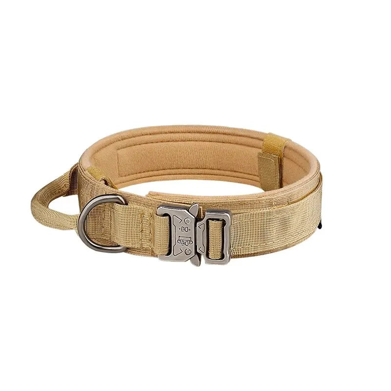 Tactical Dog Collar for Medium and Large Dogs: Suitable for All Breeds, Adjustable and Durable