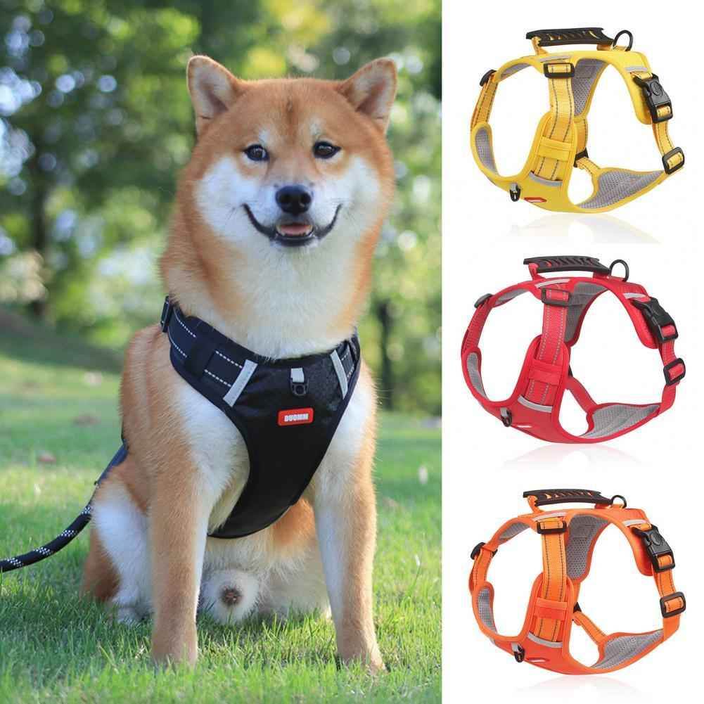 Nylon Dog Harness No Pull Breathable Reflective Pet Harness Vest For Small Large Dog Outdoor Running Dogs Training Accessories - Tierbedarf.si