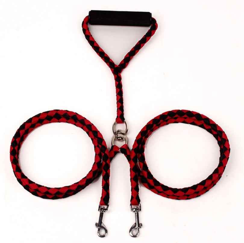 Handgeflochtene, verschleißfeste Hundeleine - Tierbedarf.si