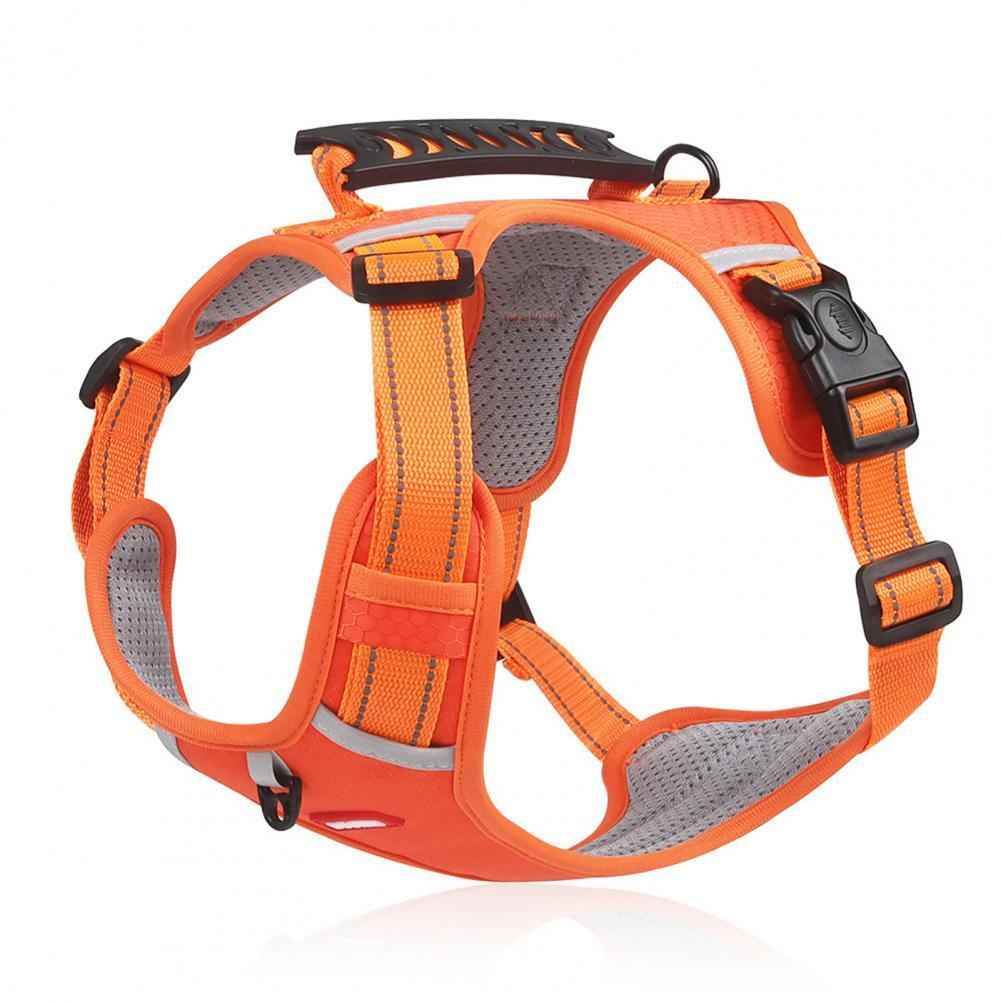 Nylon Dog Harness No Pull Breathable Reflective Pet Harness Vest For Small Large Dog Outdoor Running Dogs Training Accessories - Tierbedarf.si
