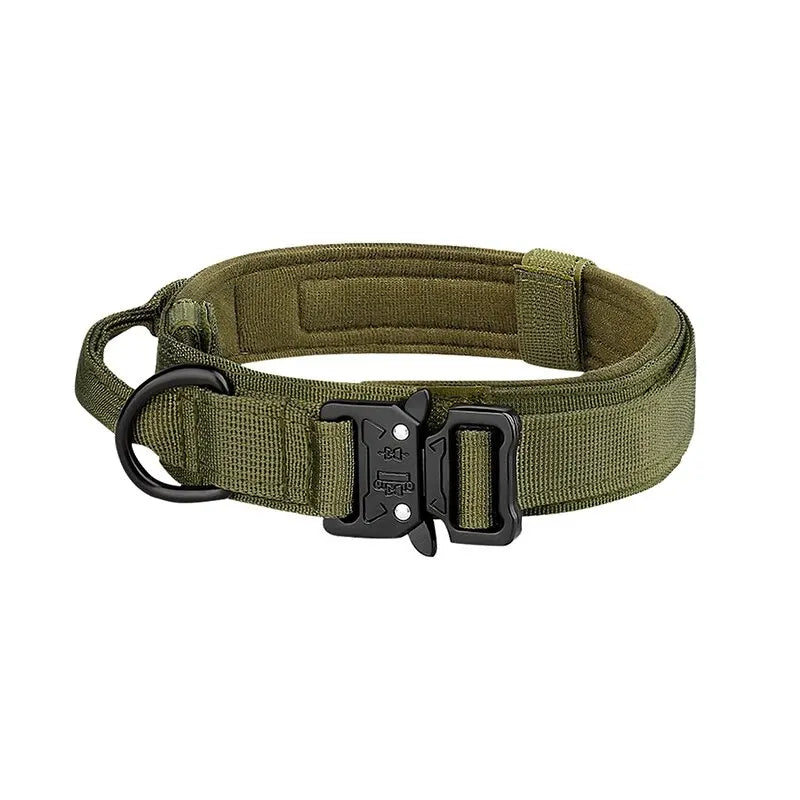 Tactical Dog Collar for Medium and Large Dogs: Suitable for All Breeds, Adjustable and Durable