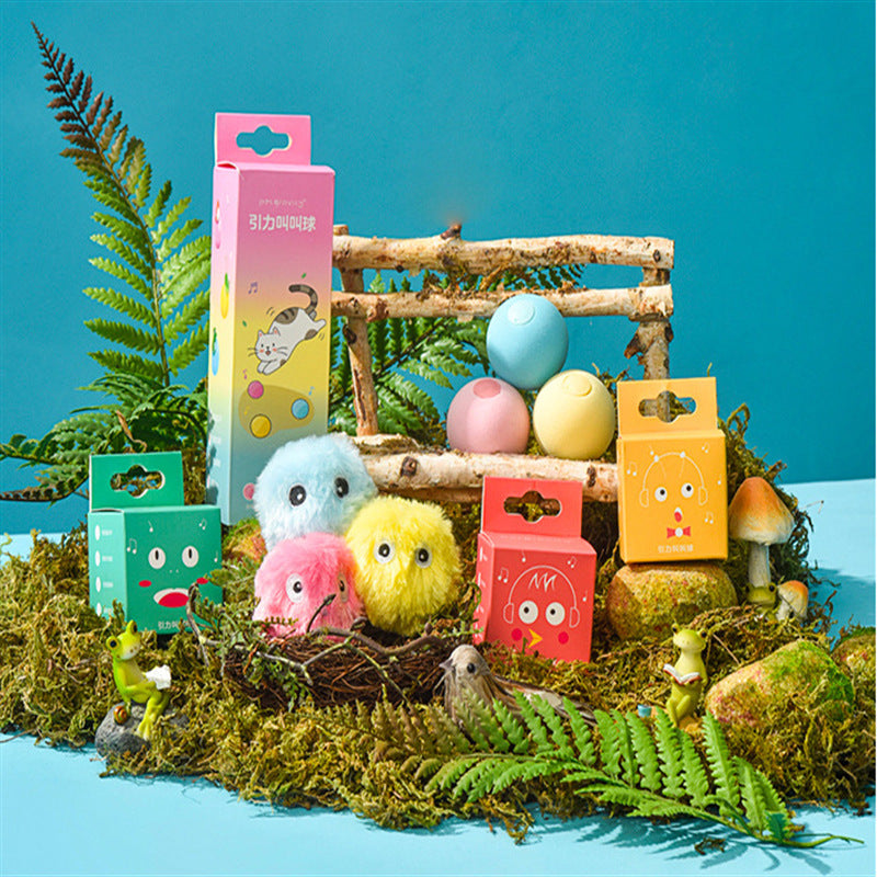 Katzenspielzeug mit Katzenminze und Geräuschen