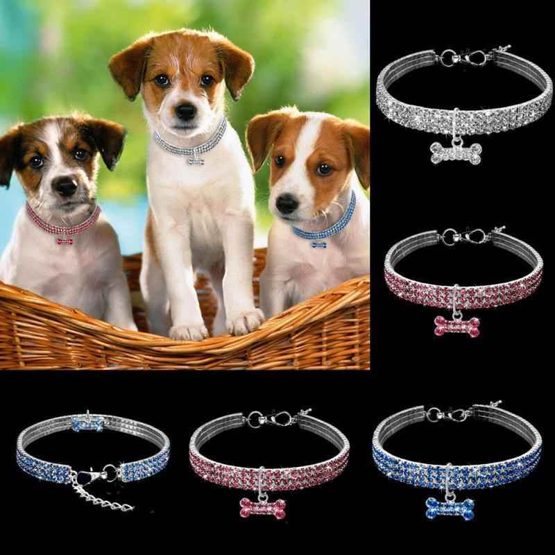 Strass Hundehalsband Kristall für kleine und mittelgroße Hunde - Tierbedarf.si