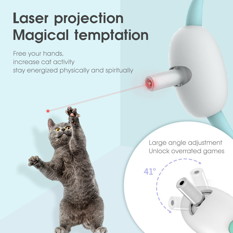 Intelligentes Laser Neigungs Halsband für Katzen