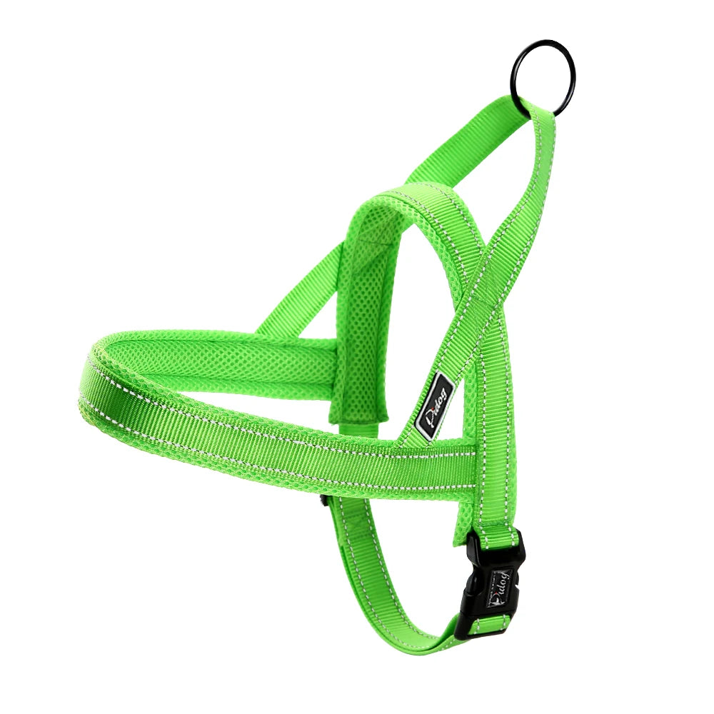 No Pull Reflective Dog Harness Leash Set Pet Vest Lead for Small Meduim Large Dogs Perfect for Daily Training Walking XXS-L