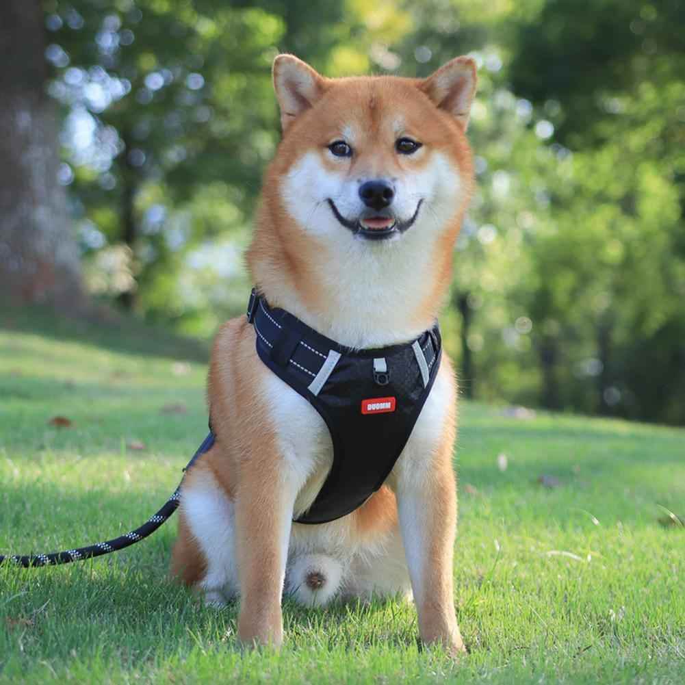 Nylon Dog Harness No Pull Breathable Reflective Pet Harness Vest For Small Large Dog Outdoor Running Dogs Training Accessories - Tierbedarf.si