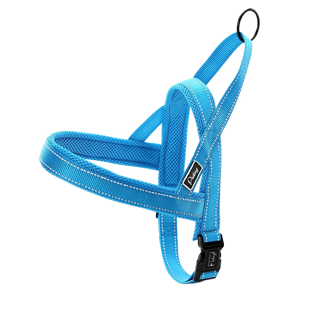 No Pull Reflective Dog Harness Leash Set Pet Vest Lead for Small Meduim Large Dogs Perfect for Daily Training Walking XXS-L
