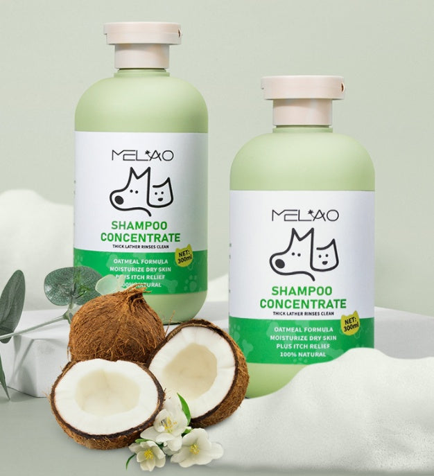 Sanftes Haferbad Shampoo für Haustiere