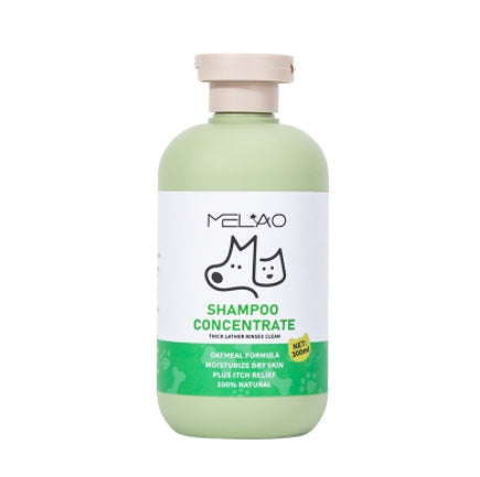 Sanftes Haferbad Shampoo für Haustiere