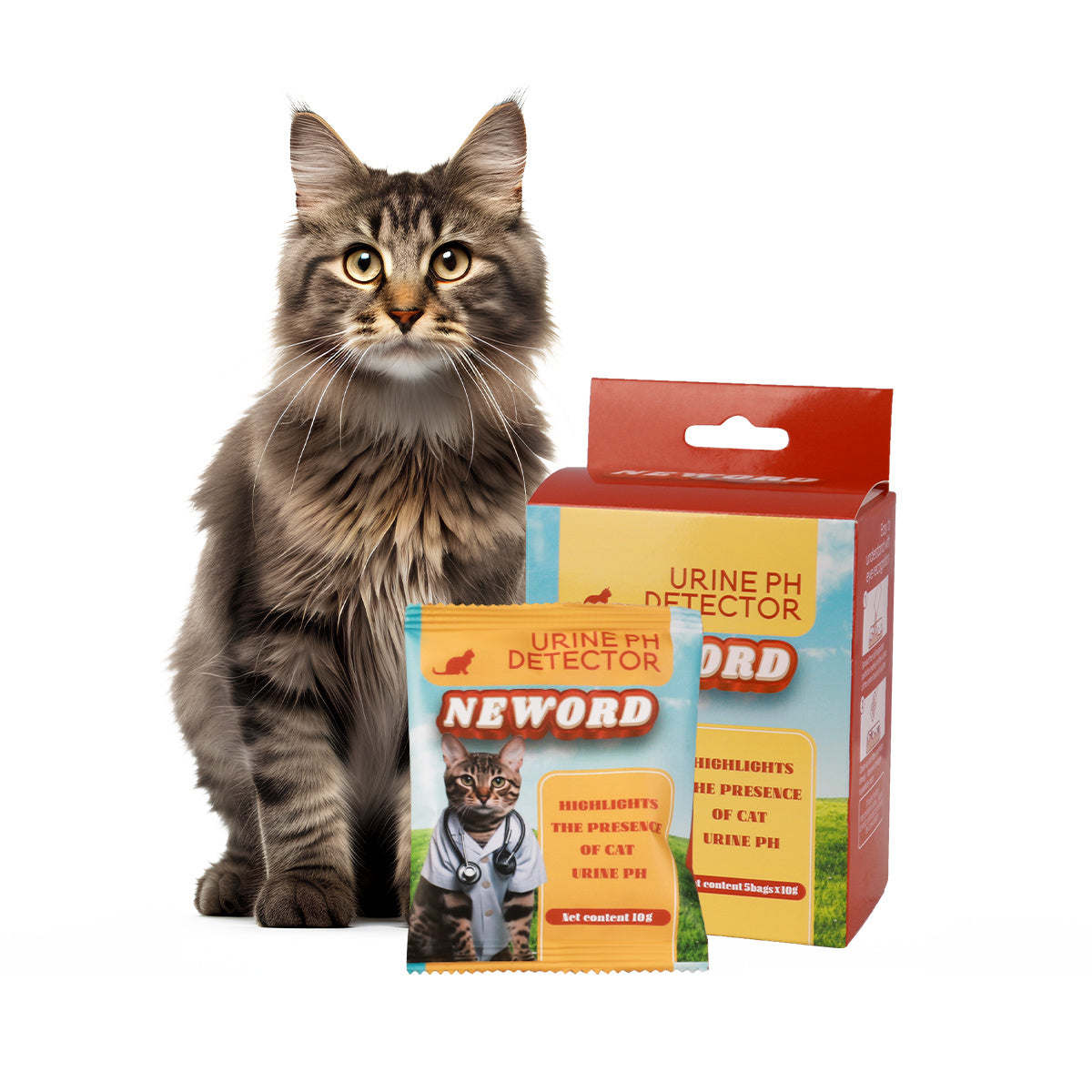 Selbstreinigende Partikel aus Katzenstreu