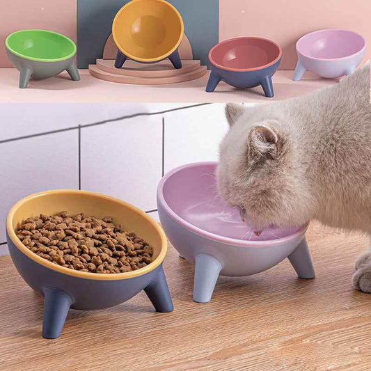 Katzen oder Hundenapf mit Ständer, nordische Farben - Tierbedarf.si