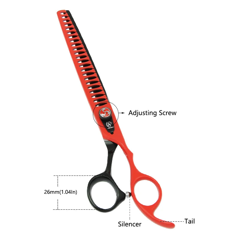 8 Inch  Professional Pet Dog Grooming Scissors Animals Thinning Shears Japan Steel Puppy Cat Haircut Styling Tool B0059A