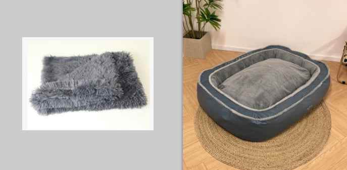 Pet Dog Bed Warming Soft Sleeping Bag Cushion Puppy Kennel - Tierbedarf.si