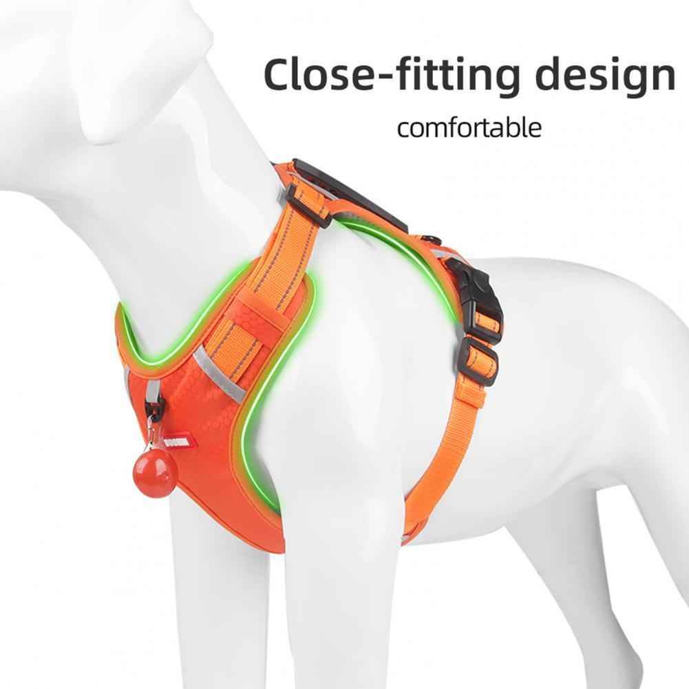 Nylon Dog Harness No Pull Breathable Reflective Pet Harness Vest For Small Large Dog Outdoor Running Dogs Training Accessories - Tierbedarf.si