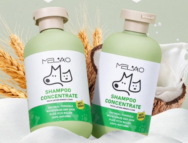 Sanftes Haferbad Shampoo für Haustiere